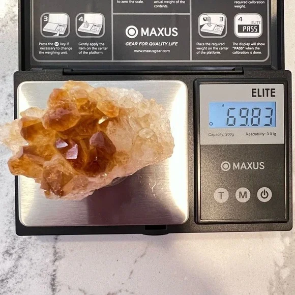 Vibrant Heat Treated Amethyst Druzy Crystal Cluster Meditation Home Desk Decor - Picture 5 of 14